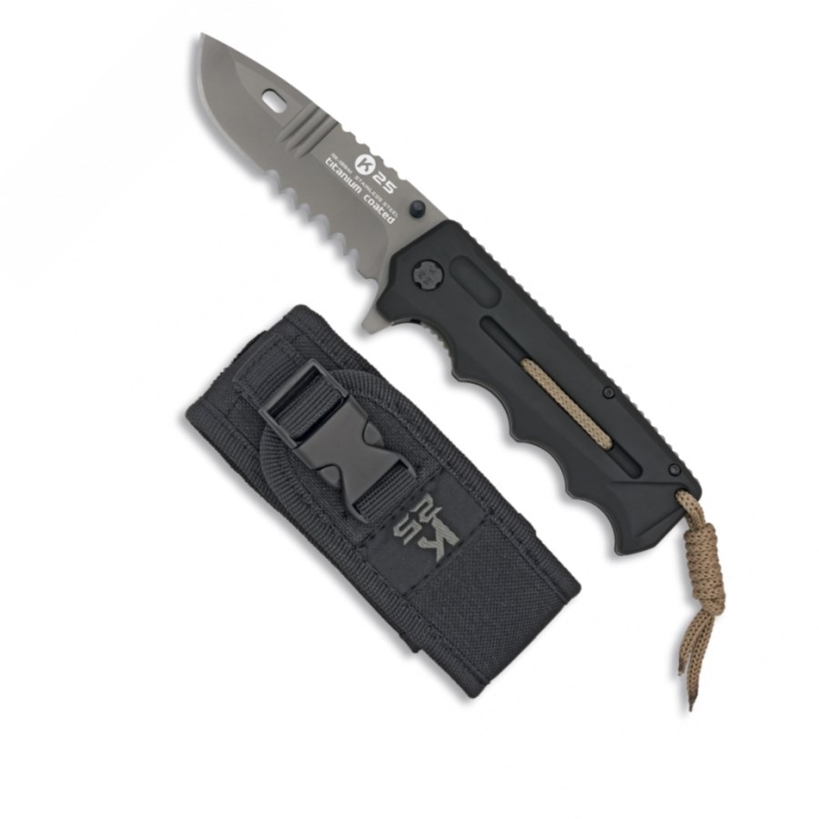 Klappmesser K Schwarz Army Shop Military Range