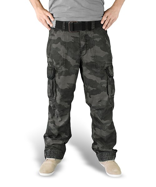Hose PREMIUM VINTAGE BLACK CAMO SURPLUS 05-3597-42 L-11