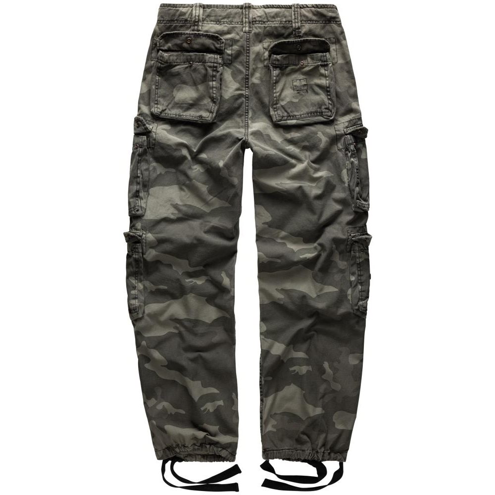 Hose AIRBORNE VINTAGE BLACK CAMO SURPLUS 05-3598-42 L-11