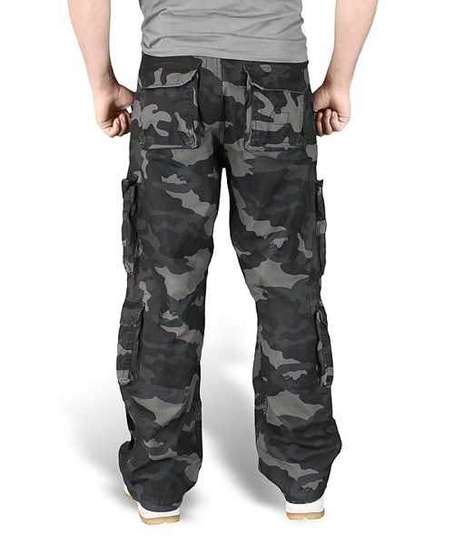 Hose AIRBORNE VINTAGE BLACK CAMO SURPLUS 05-3598-42 L-11