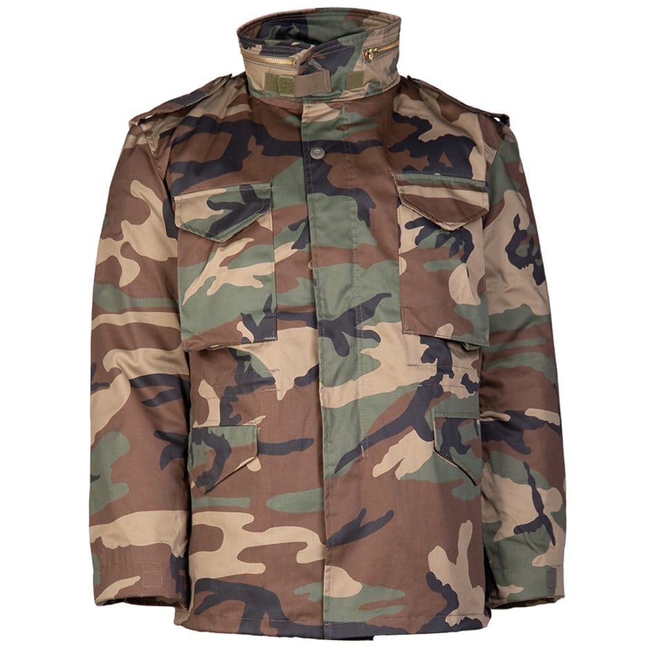 MIL-TEC US Feldjacke M65 mit Steppfutter WOODLAND Army shop