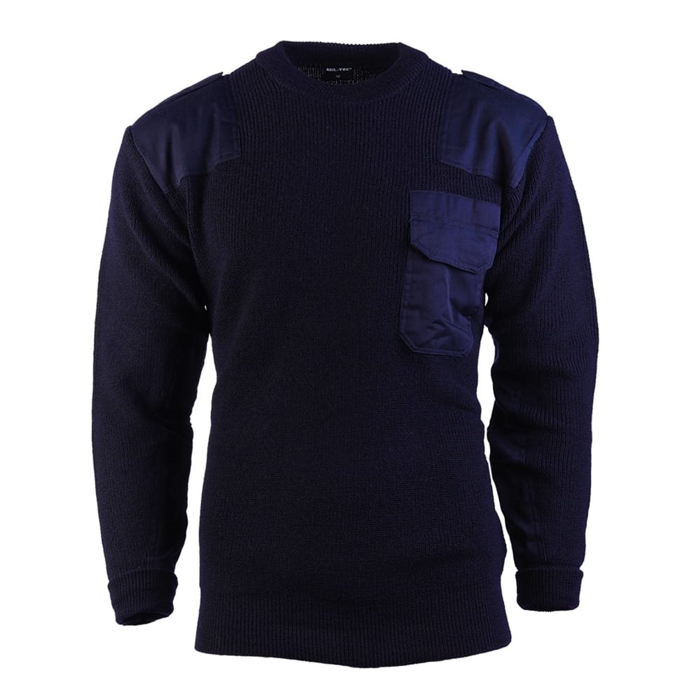 Bundeswehrpullover Bw Pullover Mit Brusttasche MIL-TEC Strick