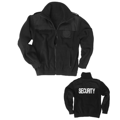 Jacke SECURITY Fleece SCHWARZ MIL-TEC® 12056002 L-11