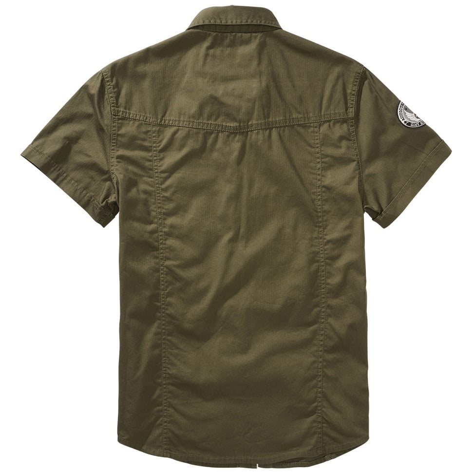 Brandit Luis vintage overhemd voor heren, zwart, XL : Brandit Brandit Luis vintage overhemd voor heren, zwart, XL : Brandit