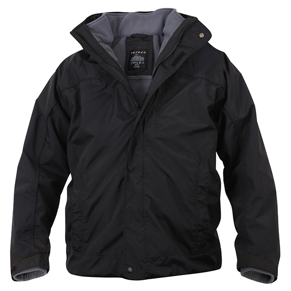 Jacke ALL WEATHER 3in1 SCHWARZ ROTHCO 7704 L-11