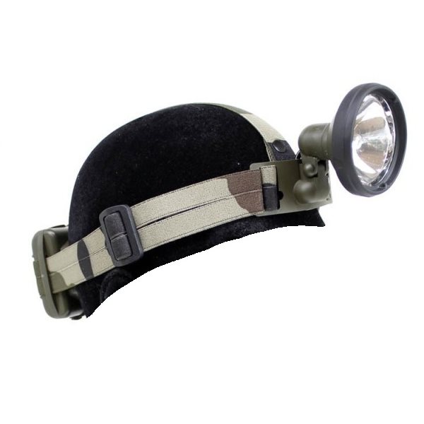FRENCH LAGO original CCE Halogen-Armee-Stirnlampe  Französische Armee  7979-25 L-11