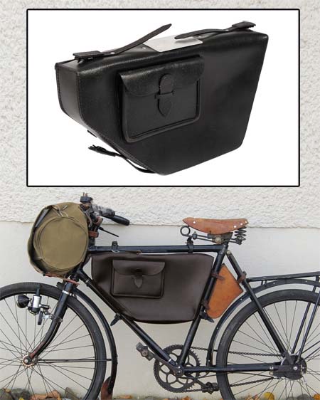 Fahrradtasche für Schweizer Fahrrad SCHWARZ Army shop MILITARY RANGE