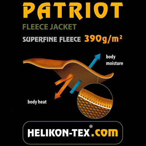 Jacke PATRIOT Heavy Fleece FOLIAGE Helikon-Tex® BL-PAT-HF-21 L-11