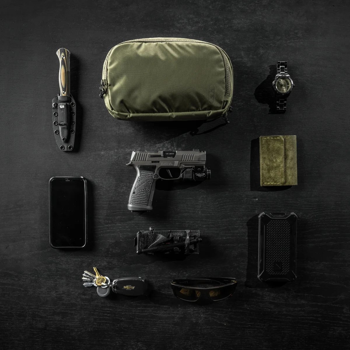 Bauchtasche FADE FLEX crossbody GRÜN EBERLESTOCK FAXMO L-11