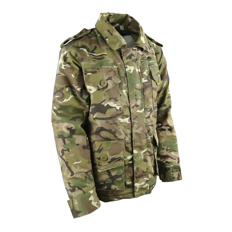 Herren Jacken Army Style Camouflage Kinderjacke Red Bridge