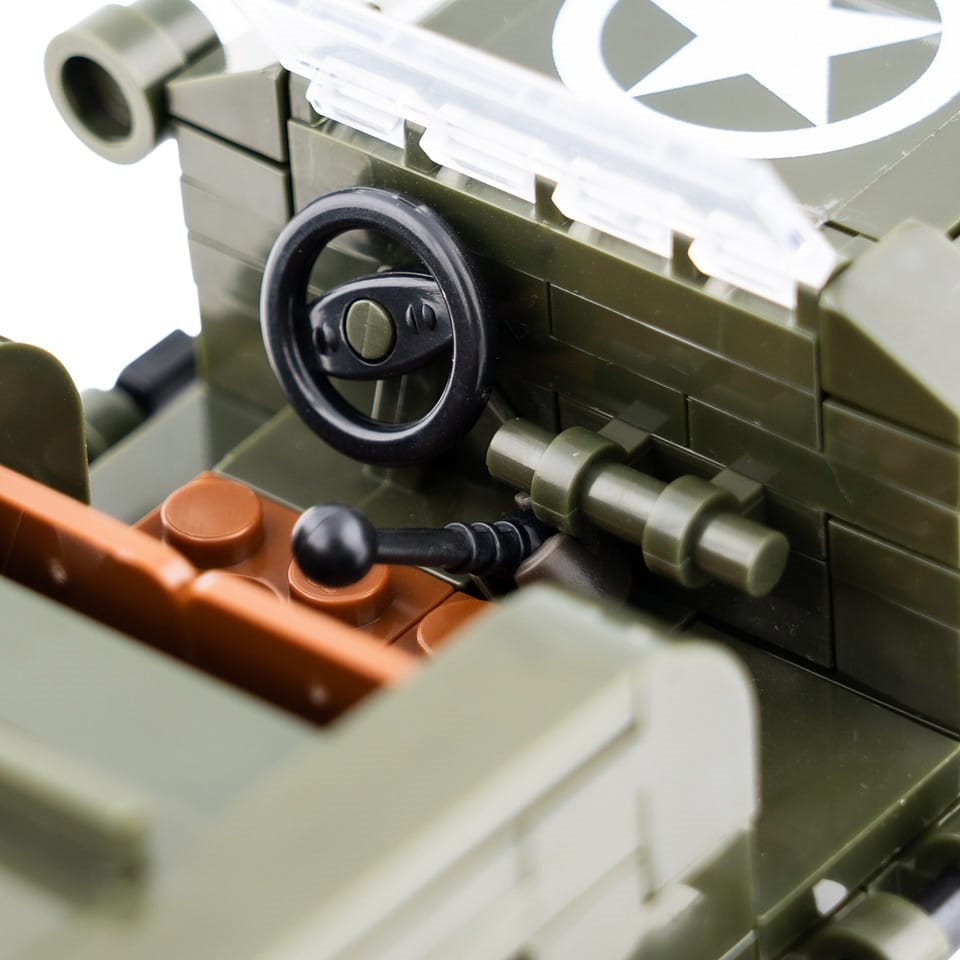 Bausatz US ARMY JEEP Sluban M38-70210 L-11