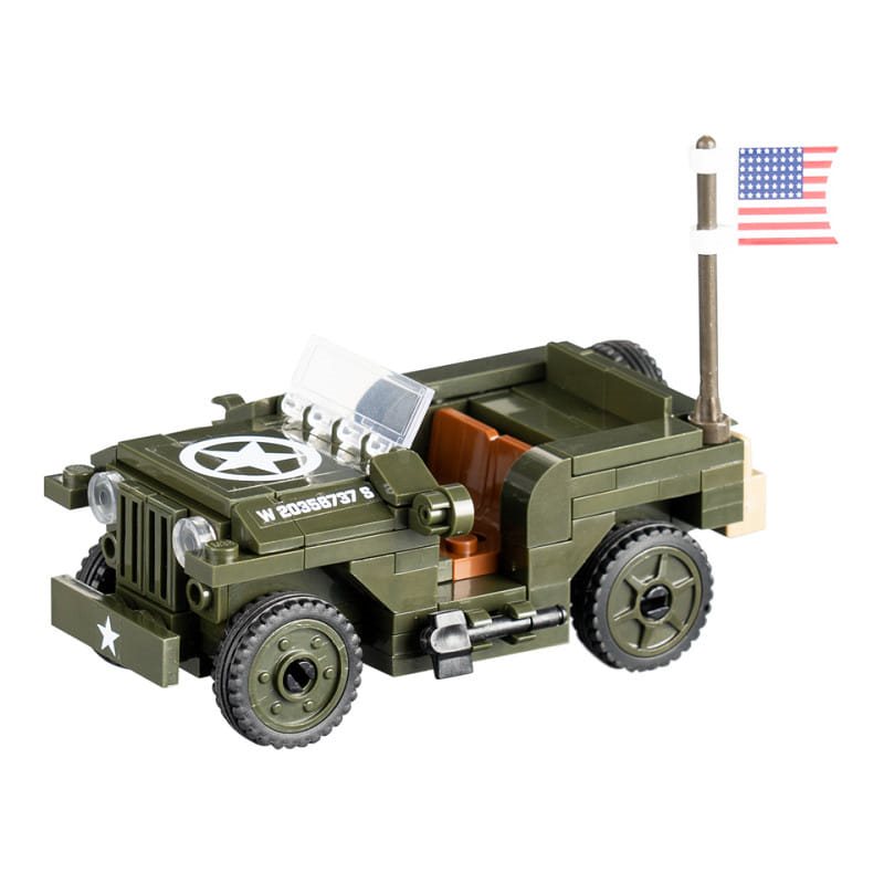 Bausatz US ARMY JEEP Sluban M38-70210 L-11