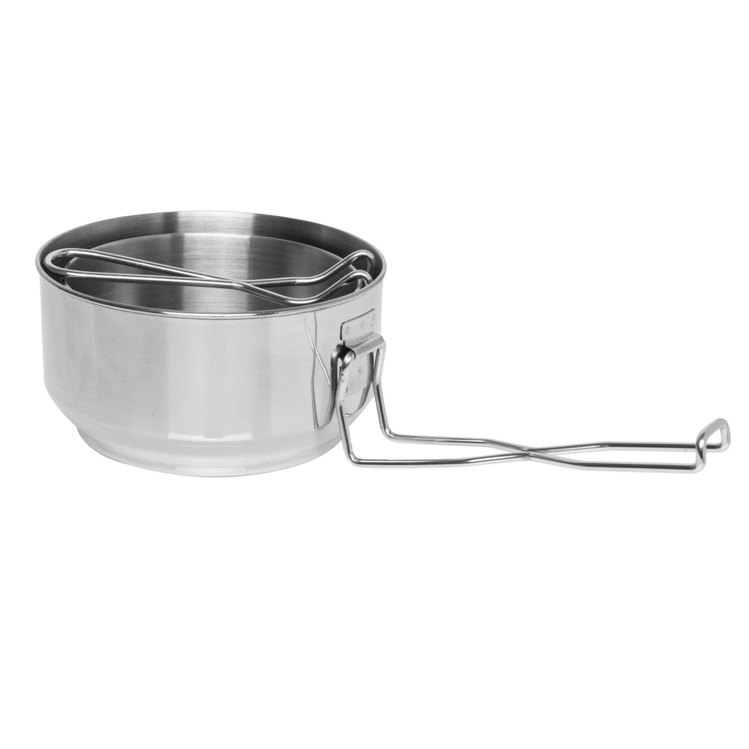 Helikon-Tex campinggeschirr 3-teilige Essschale aus Edelstahl SILBER