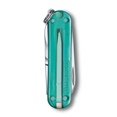 Taschenmesser CLASSIC SD 58mm transparent TROPICAL SURF