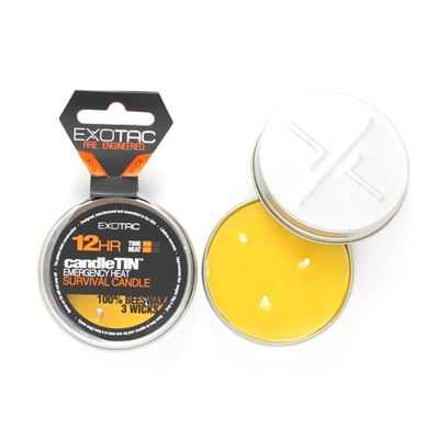 Kerze EXOTAC candleTIN™ SLOW klein