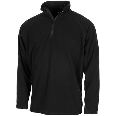 Shirt TROYER microfleece SCHWARZ