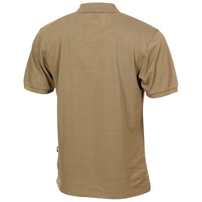 Poloshirt mit Knopfleiste COYOTE TAN