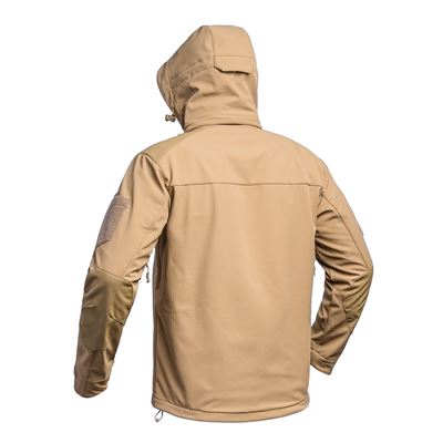 FIGHTER V2 Softshelljacke mit Kapuze TAN