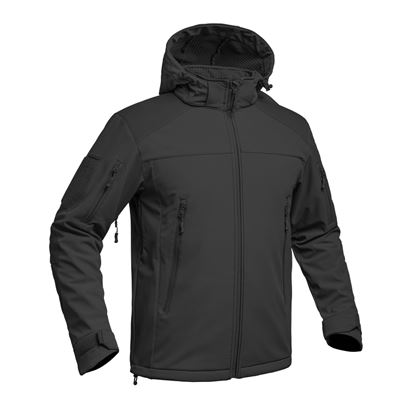 FIGHTER V2 Softshelljacke mit Kapuze SCHWARZ