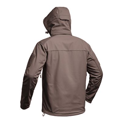 FIGHTER V2 Softshelljacke mit Kapuze BRAUN