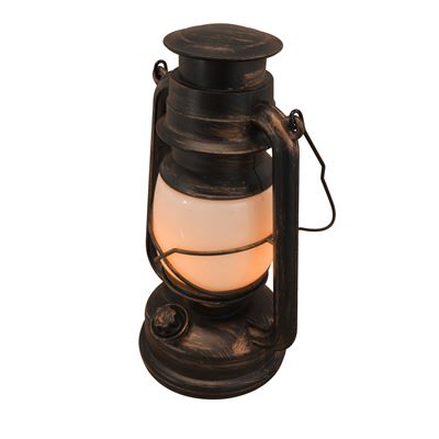 Lampe Petroleum auf Batterien 3AA LED RETRO