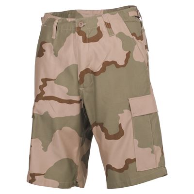 Shorts US Schnitt BDU Seitentaschen 3-COL DESERT