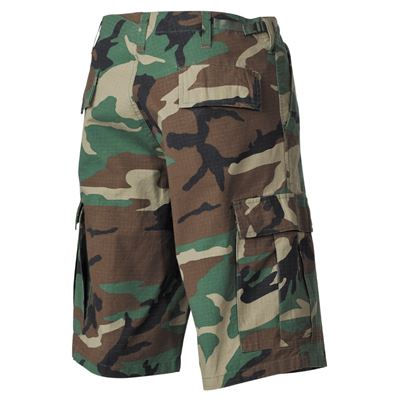 Shorts US Schnitt BDU rip-stop stonewasched WOODLAND