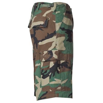 Shorts US Schnitt BDU rip-stop stonewasched WOODLAND