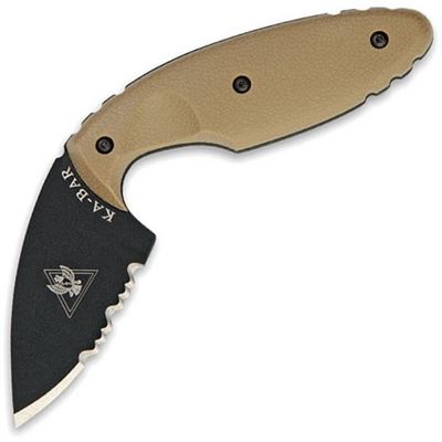 Messer Ka-Bar TDI LAW ENFORCEMENT gezahnte Klinge COYOTE BROWN