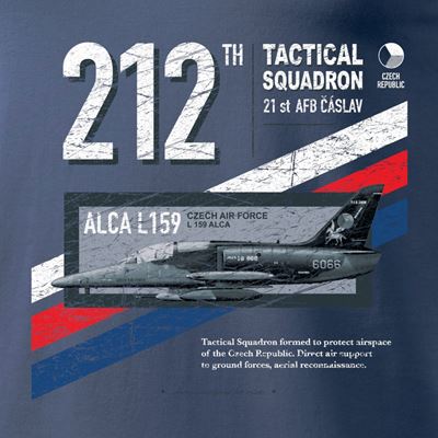 Tshirt AERO L-159 ALCA TRICOLOR BLAU