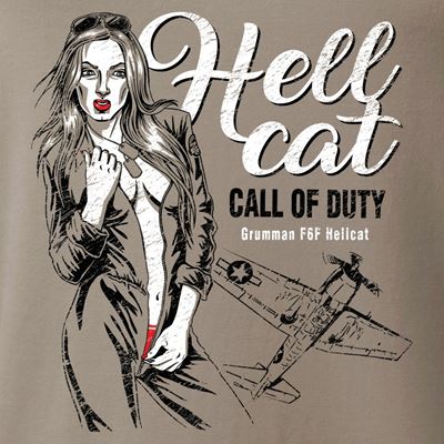 Tshirt HELLCAT CALL OF DUTY GRAU