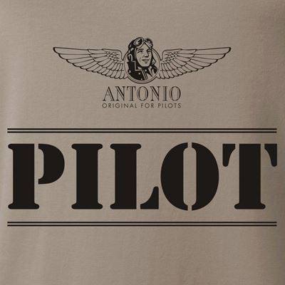 Tshirt PILOT BRAUN