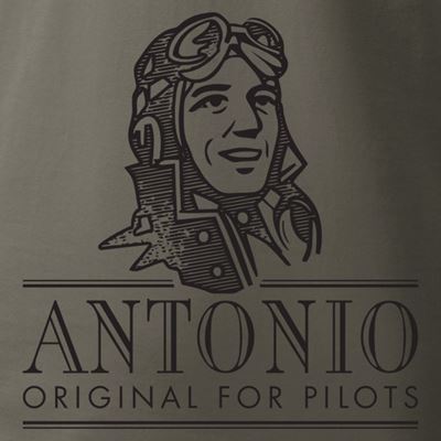 T-Shirt mit dem Flugzeug IAR 80 DRACULA GRAUGRÜN ANTONIO® 0214931 3