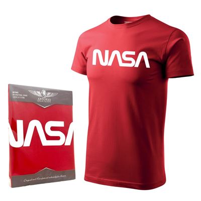 T-Shirt mit NASA-Logo ROT