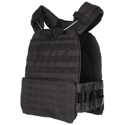 Plate Carrier mit Schnellabwurf System LASER MOLLE SCHWARZ