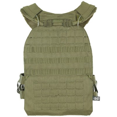 Plate Carrier mit Schnellabwurf System LASER MOLLE GRÜN