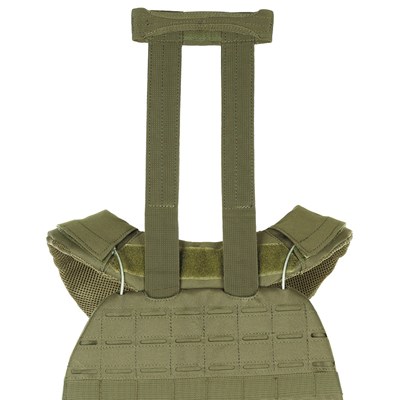 Plate Carrier mit Schnellabwurf System LASER MOLLE GRÜN