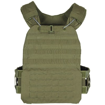 Plate Carrier mit Schnellabwurf System LASER MOLLE GRÜN