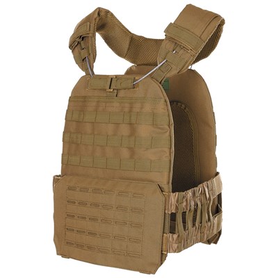 Plate Carrier mit Schnellabwurf System LASER MOLLE COYOTE