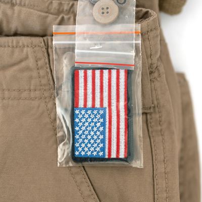 Shorts AIRBORNE VINTAGE mit Patch KHAKI SURPLUS 07-3598-84 3