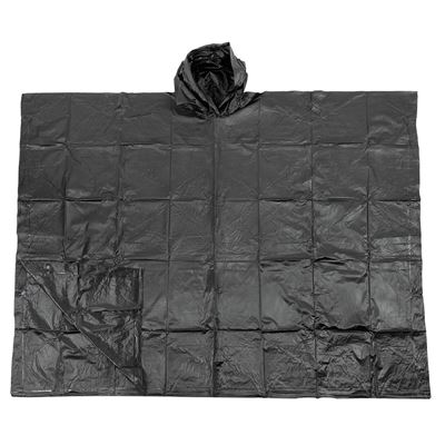 Poncho Vinyl 200x127cm 0,12mm SCHWARZ