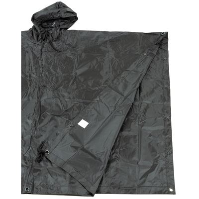 Poncho US rip-stop 144x223 cm SCHWARZ