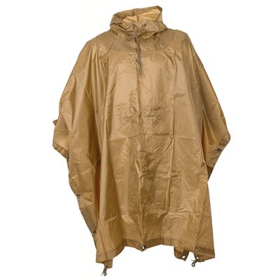 Poncho US rip-stop 144x223 cm COYOTE BROWN