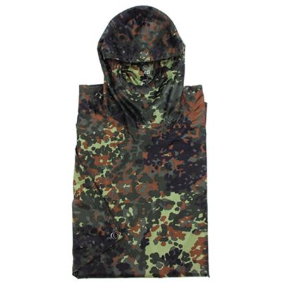 Poncho US rip-stop 144x223 cm BW FLECKTARN MFH 08524V 4