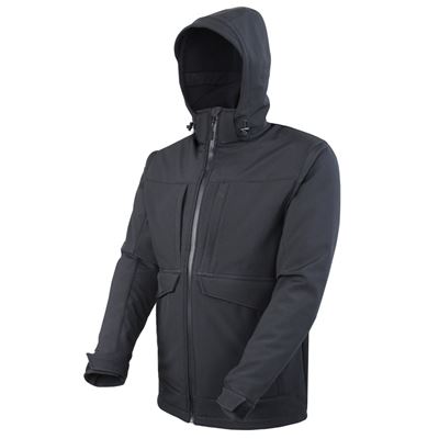 Parka OVERCAST SOFTSHELL SCHWARZ