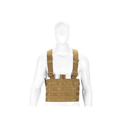 MOLLE PALS Chest Rig leichtes 600D COYOTE INVADERGEAR 1010737-30 3