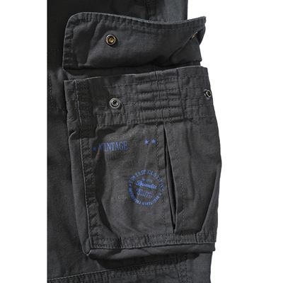 Hose PURE SLIM FIT Vintage ANTHRACITE BRANDIT 1016-05 5