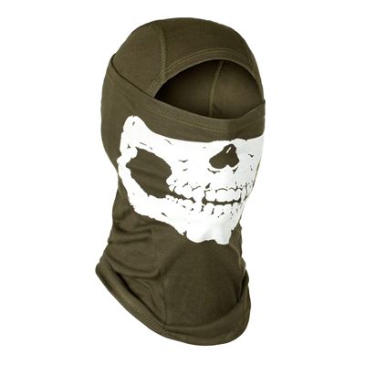 Balaclava MPS DEATH HEAD OLIVE DRAB