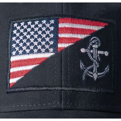 Mütze mit gesticktem Symbol US NAVY US Flagge BLAU