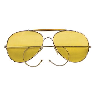 Brille AIR FORCE YELLOW mit Etui